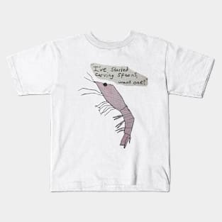 Spoon Shrimp Kids T-Shirt